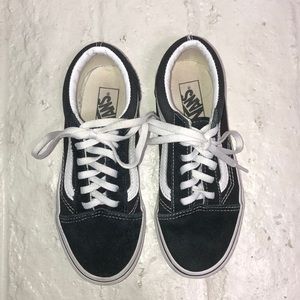 Kids Vans Old Skool Black & White SZ 1
